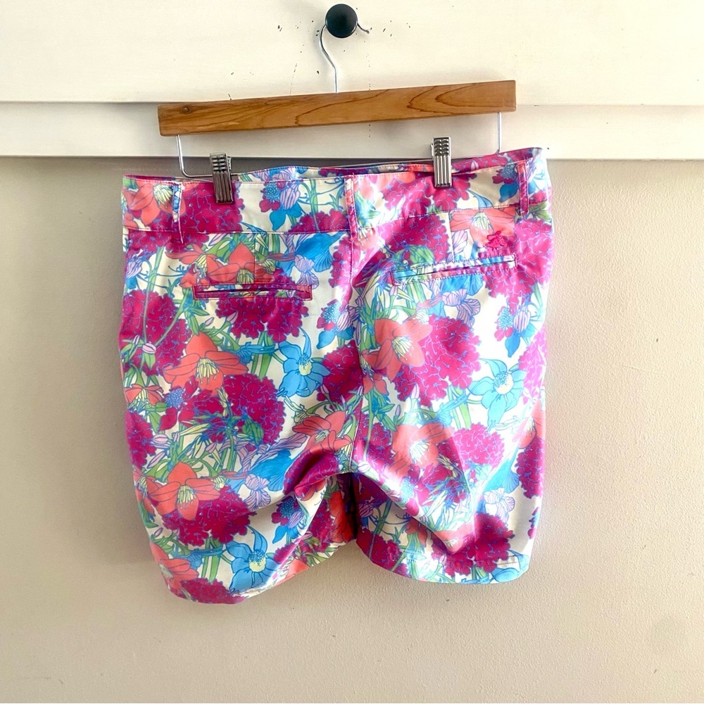 Birdies and Bows Fairway Golf Floral Retro Shorts Women’s Size 6 Pink - Picture 4 of 4